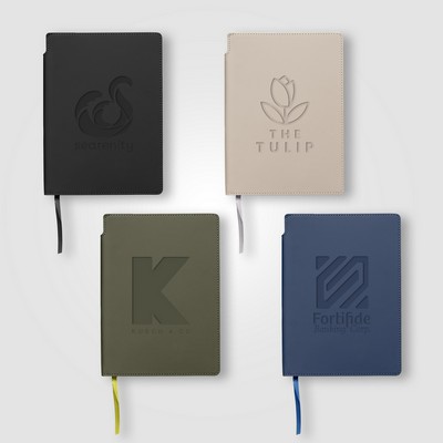 Malmö Recycled Soft Cover Extended Journal - A5 - Debossed