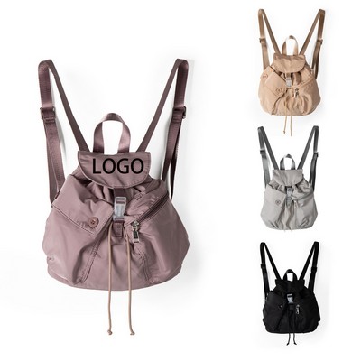 Multi Pocket Nylon Backpack