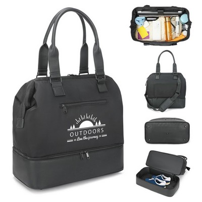 The Weekender Travel Bag With Drop Bottom