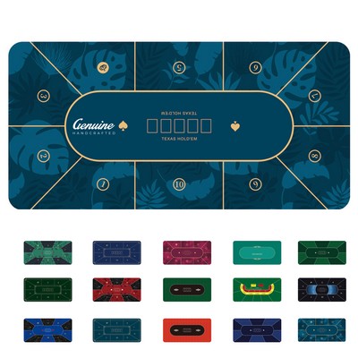 Rubber Poker Table Mat