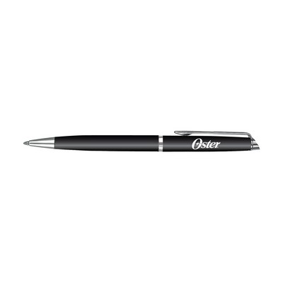 Waterman Hemisphere Ballpoint - Matte, Blue Ink - Black Matte - Silver Trim