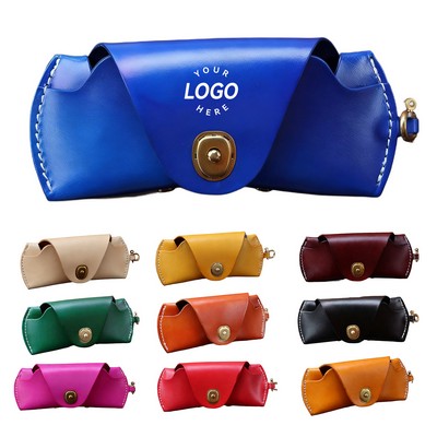 Genuine Leather Eyeglasses Organizer