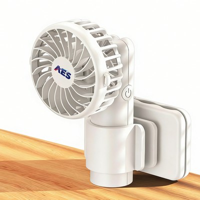 Multi-Functional Clip Fan , Portable Mini Handheld Fan 3-Speed Wind ,