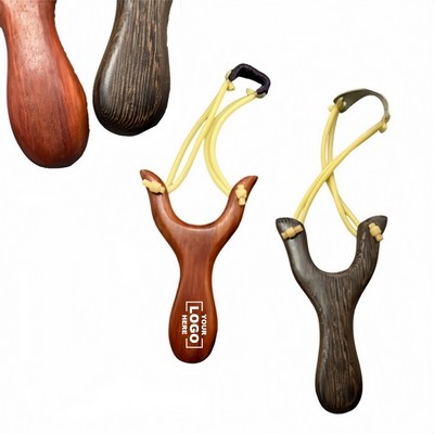 Natural Wenge Wooden Hunting Slingshot