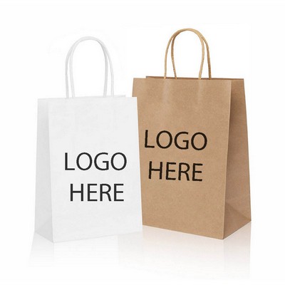 Twisted Handle Kraft Shopper Bag