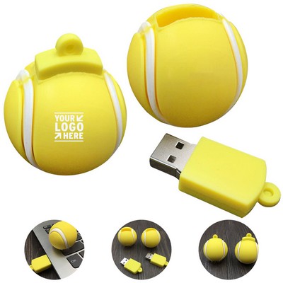 Cartoon Tennis USB Flash Drive 64GB
