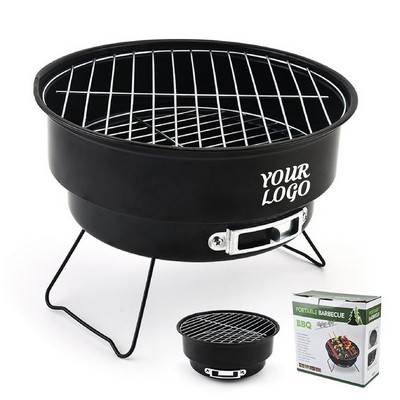 Compact Outdoor Charcoal Grill