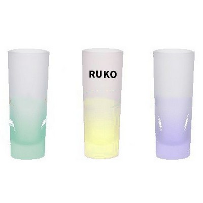 Balmes Ceramic Shot Glass with Satin Black Exterior - Deep Etch