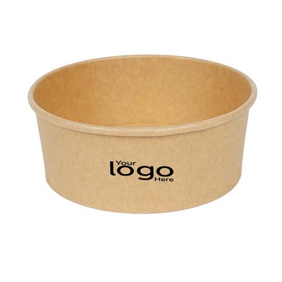 500ML Kraft Paper Bowl Disposable Salad Bowl