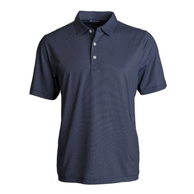 Cutter and Buck Pike Eco Symmetry Print Stretch Recycled Polo Men's Big and Tall