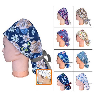 Adjustable Working Cap Ponytail Pouch
