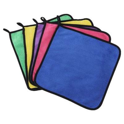 Double Sided Microfiber Household Cleaning Cloth