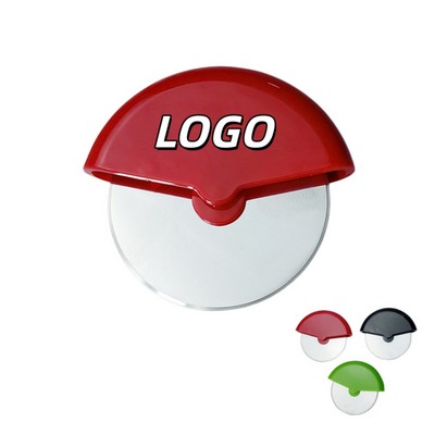 Round Roller Pizza Cutter With Ergonomic Handle