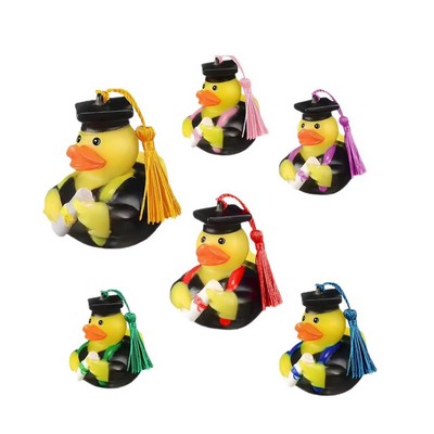 Graduation Season Rubber Duck with Hat and Tassel