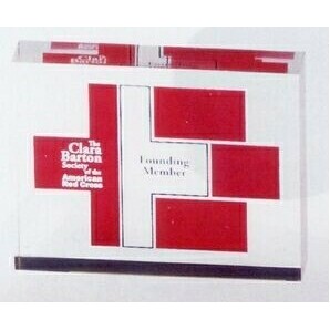 Rectangular Acrylic Paperweight (4"x5"x3/4")