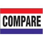 3 Stripe Compare Nylon Message Flag (3'x5')