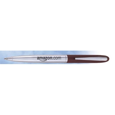 Burgundy Red Infinity Ballpoint Pen w/Rubberized Cap