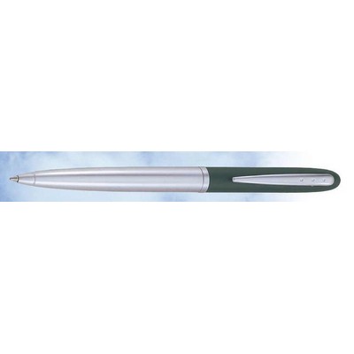 Green Infinity Ballpoint Pen w/Rubberized Cap