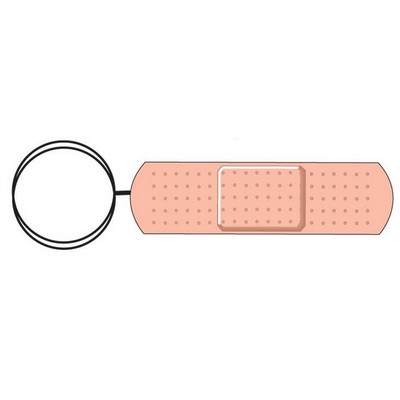 Adhesive Bandage Executive Key Chain w/Mirrored Back (3 Square Inch)