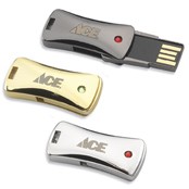 Silver Surf Micro USB Drive w/Key Chain (1 GB)