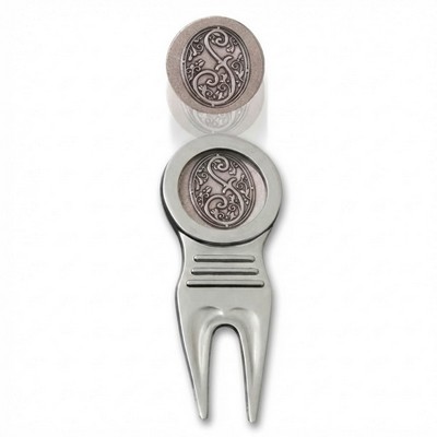 Spring Repair Tool Nickel w/ Nickel Silver 1" Ball Marker