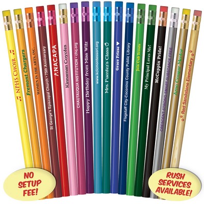 Cedar Look Wood Pencils - Lacquered