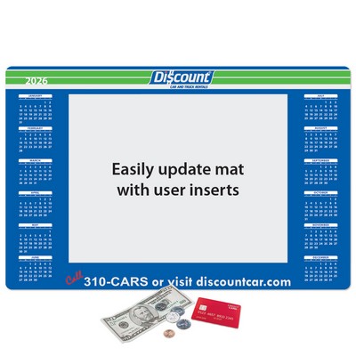 Frame-It Flex® Barely There™ Ultra Thin Window Calendar Counter Mat-11"x17"x.020"