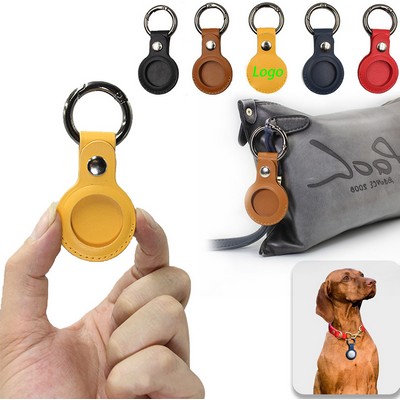 Anti-lose Leather Tag Case Cover