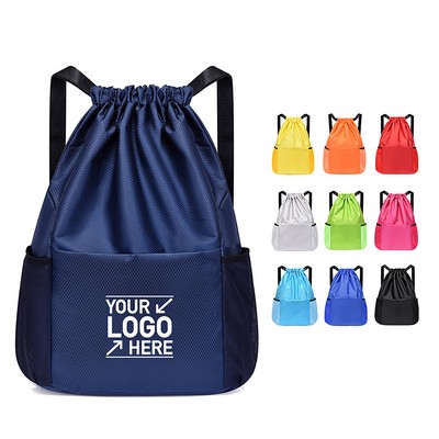 Drawstring Backpack (14" x 19.2" x 6")