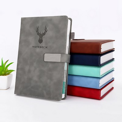 Hard Cover Advertising Journal Notebook Medium Size Work-Book Use for Office School Business
