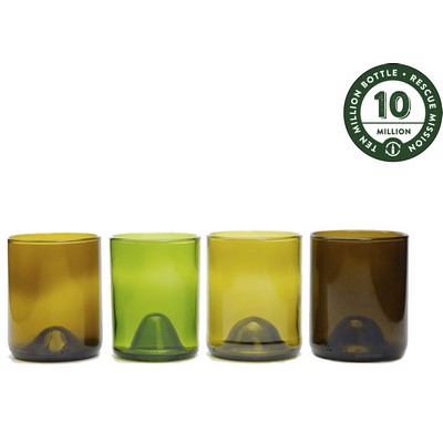 12oz Refresh Glass made from rescued wine bottles