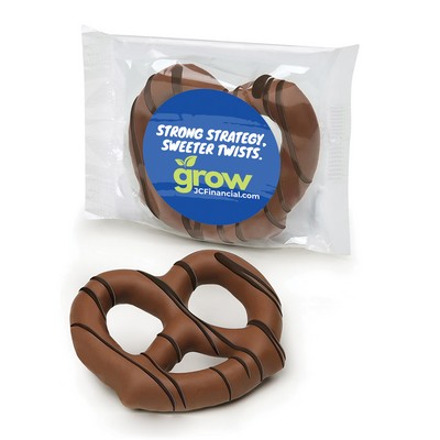 Milk Chocolate Dipped Pretzel Gourmet Snack Pack