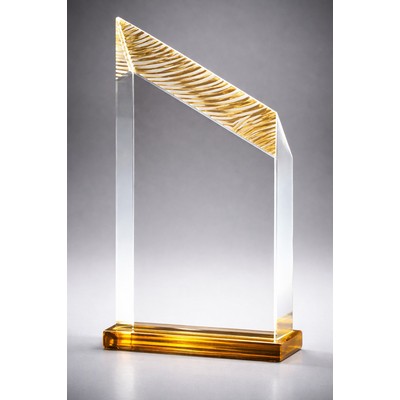 Glacier Tower Award, Gold, 6"H