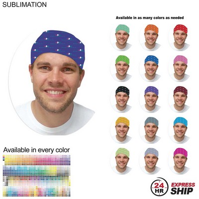 24 Hr Express Ship - Team Building Sublimated Multifunction Tubular Headwear (Fandana Bandana)