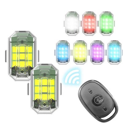 2-Pack Wireless Remote Strobe Lights