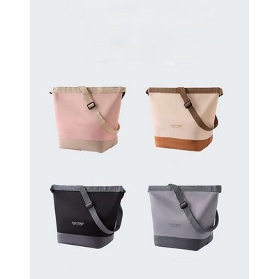 Jute Cooler Tote Lunch Bags