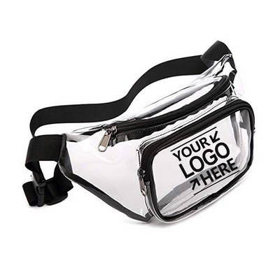 PVC Waterproof Transparent Fanny Pack/Waist Bag