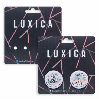 125" Round X 2 Button Packs