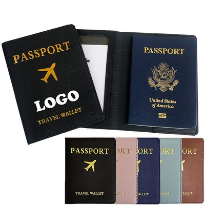 Pu Leather Passport Holder