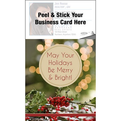 12-Month Calendar Magnet Pad - Tear-Off with Blank White Envelopes