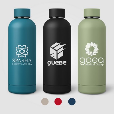 Astrid - 18 oz. Recycled Stainless Steel Double Wall Bottle - Silkscreen