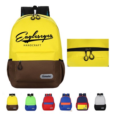 Kid's Polyester Fabric School Backpack