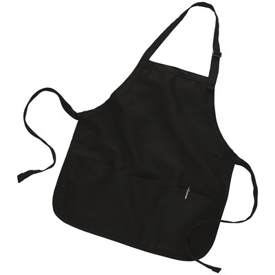 Q-Tees™ Full Length Apron with Pouch (Blank)