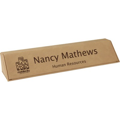 Leatherette Desk Wedge