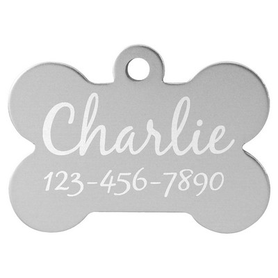 Anodized Aluminum Pet Tag