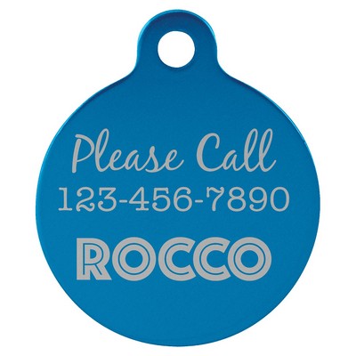 Anodized Aluminum Pet Tag