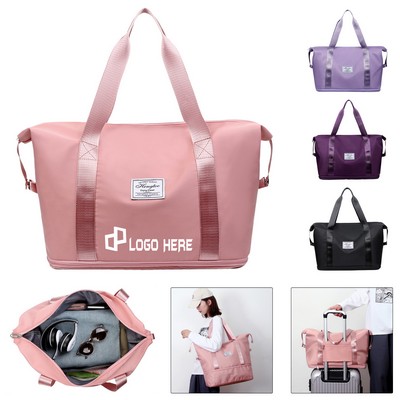 17.7 X 7.9 X 10.2" Extendable Gym Travel Duffel Bag