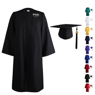 GradSeason Matte Graduation Gown Set