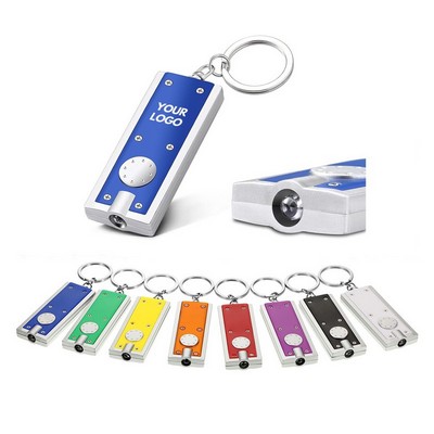 Custom Mini Bright Flashlight LED Keychain