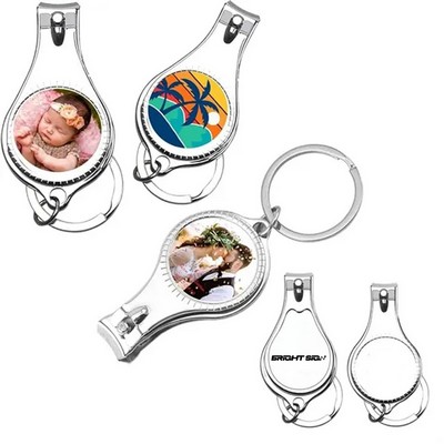 Nail Clipper & Bottle Opener Keychain